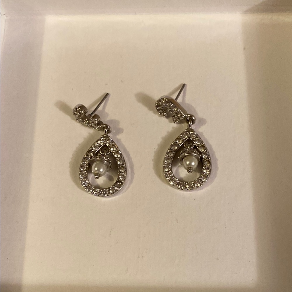Elegant Silver Teardrop Earrings
